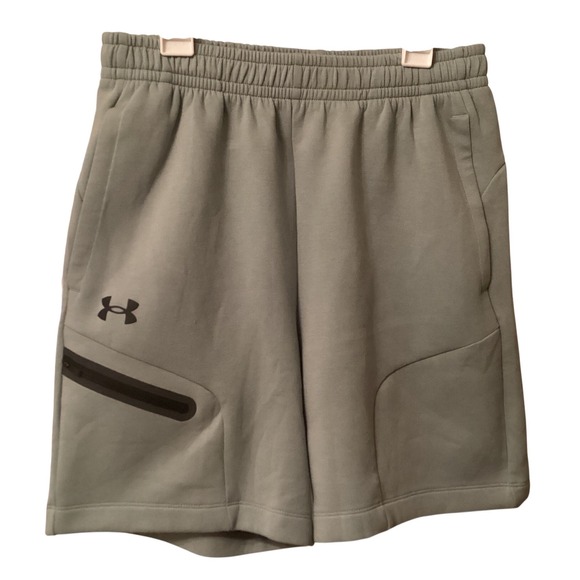 Under Armour Other - Under Armour Mens Unstoppable Fleece Shorts Sage Green 1379809 Size Small NWT